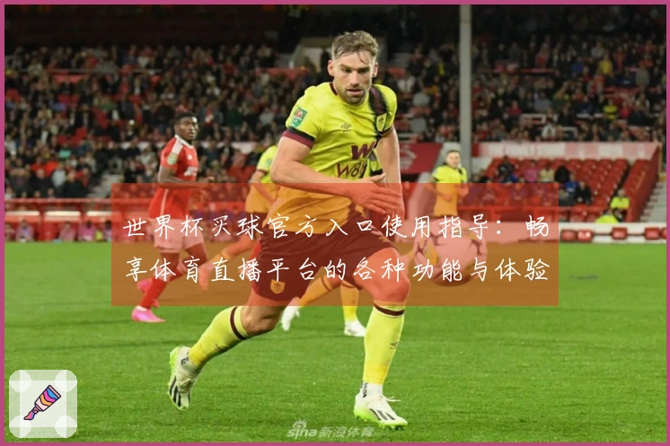 世界杯买球官方入口使用指导：畅享体育直播平台的各种功能与体验