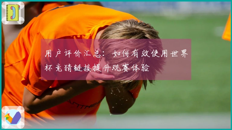 用户评价汇总：如何有效使用世界杯竞猜链接提升观赛体验