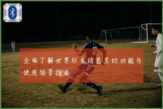 全面了解世界杯竞猜首页的功能与使用场景指南